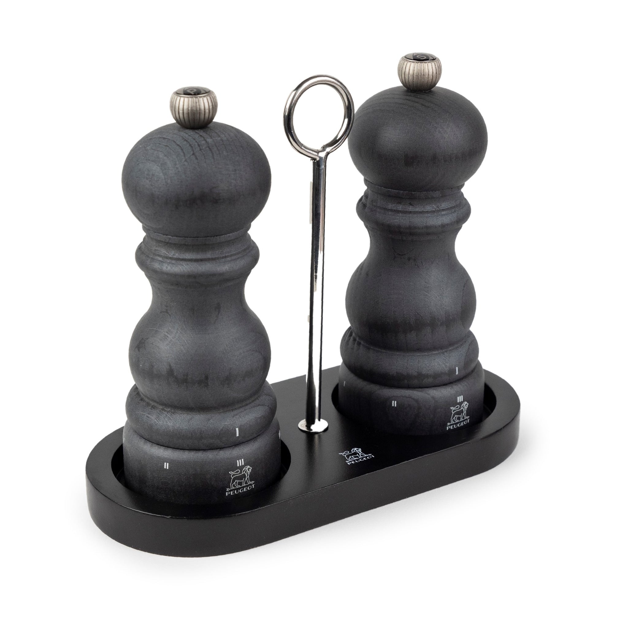 プジョー公式 ミルトレイ ハンドル付 バンブーマットブラック 44565