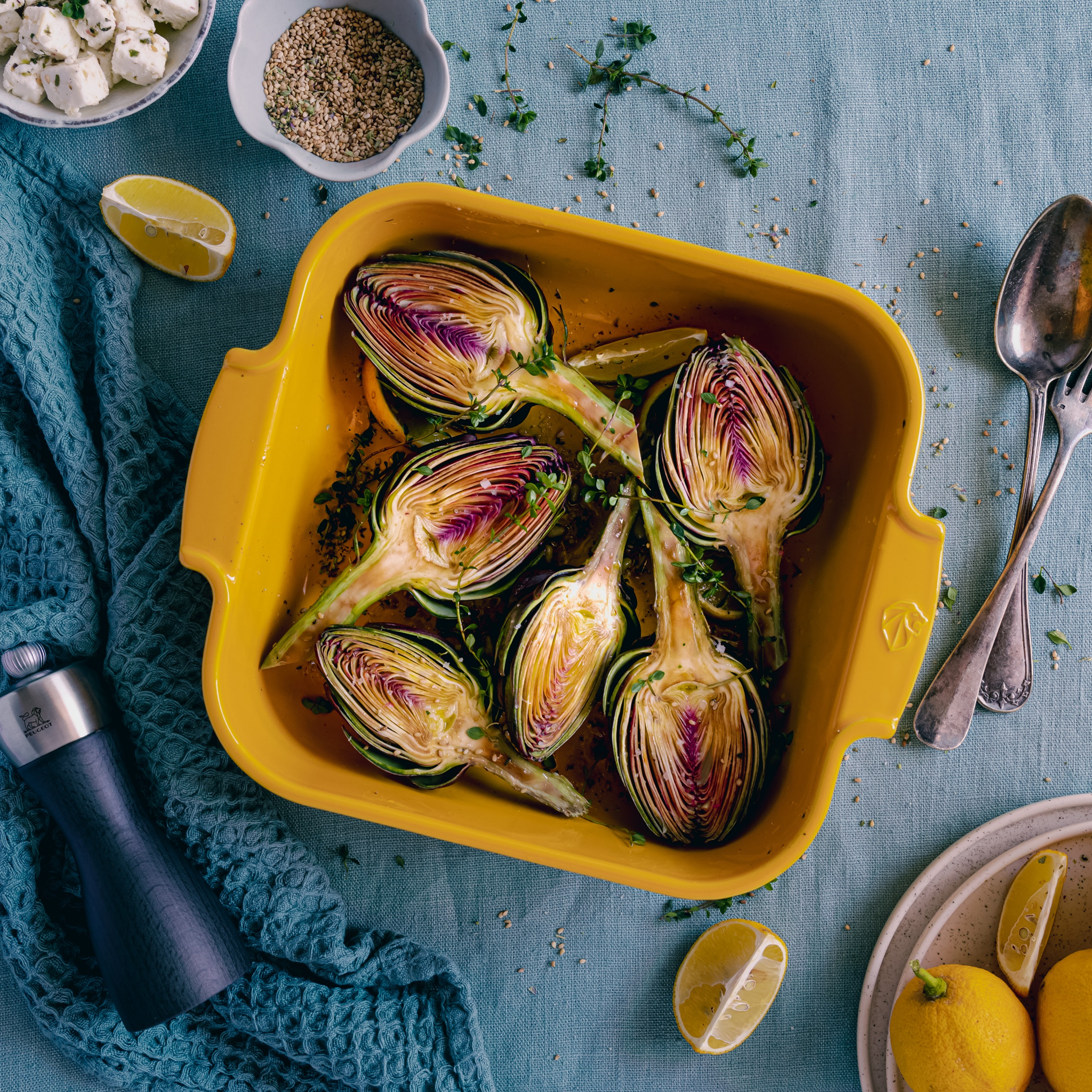 プジョー公式 アポーリア正方形21cmイエロー 61470 – プジョーミル公式