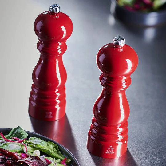 プジョー公式 パリユーセレクト12cmペッパー&ソルトミルレッド プジョー公式 パリユーセレクト12cmペッパー&ソルトミルレッド